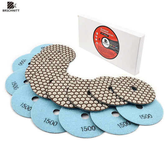 Diamond Flexible Polishing Pads 4" - 7pcs Set high efficiency  