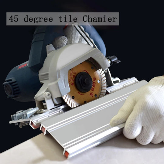 Tile cutter 45 degree chamfer for outside corner with ease