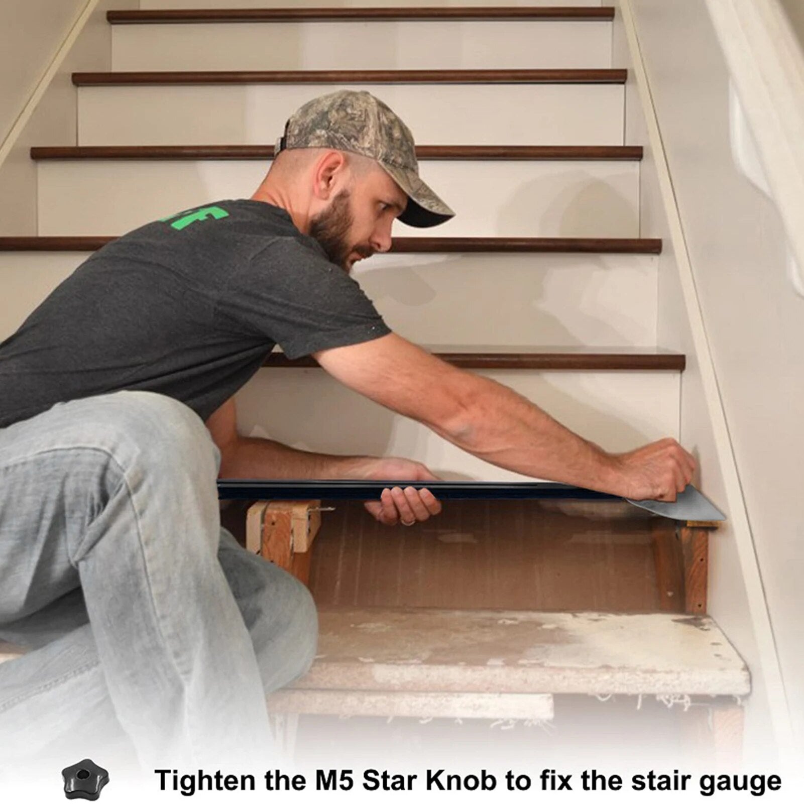 Stair Gauge SAKER ® Stair Tread Template Tool Harbor Freight Stair