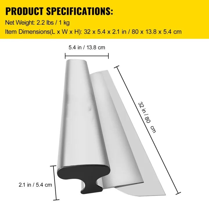 Drywall Skimming Blade by vevor for smooth drywall finishing