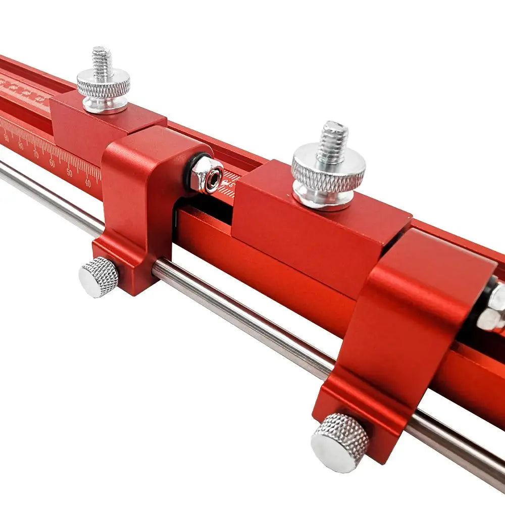 Festool TrackSaw parallel guide system clamps for precision woodworking cuts and alignment.