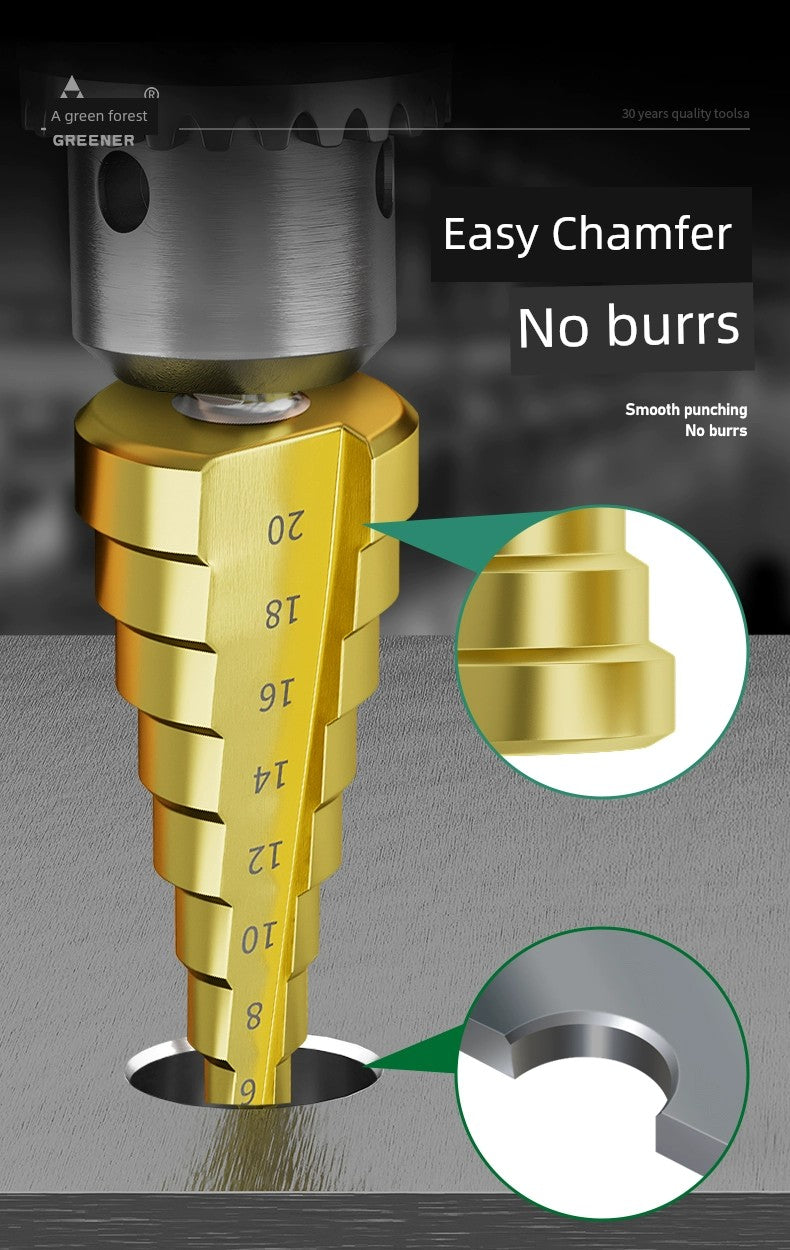 green forest serrated drill bit set