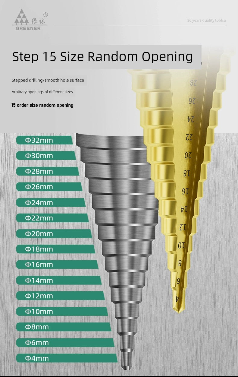 green forest serrated drill bit set