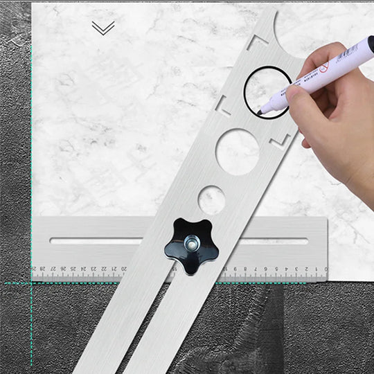 Adjustable hole finder for Drilling holes in the correct spot always