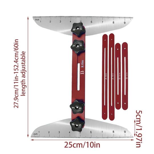 stair tread measuring tool for Measuring Stairs and shelfs and more