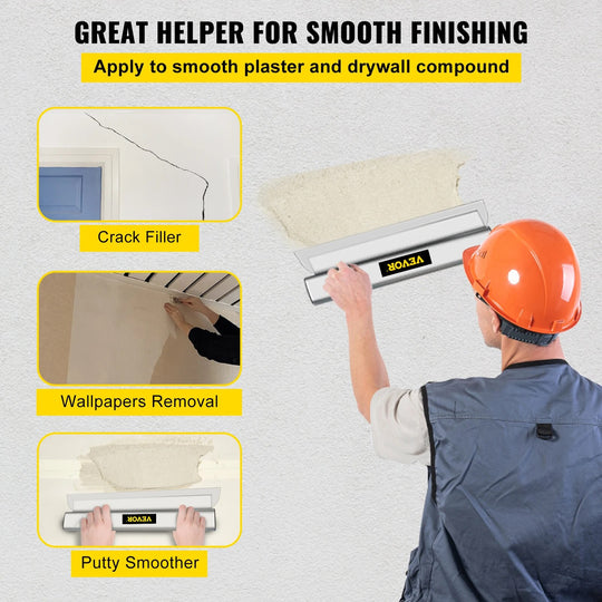 Drywall Skimming Blade by vevor for smooth drywall finishing