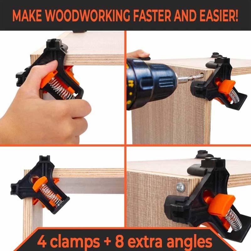 Wood Angle Clamps 12PCS Clamp Set 90 degree angle clamp