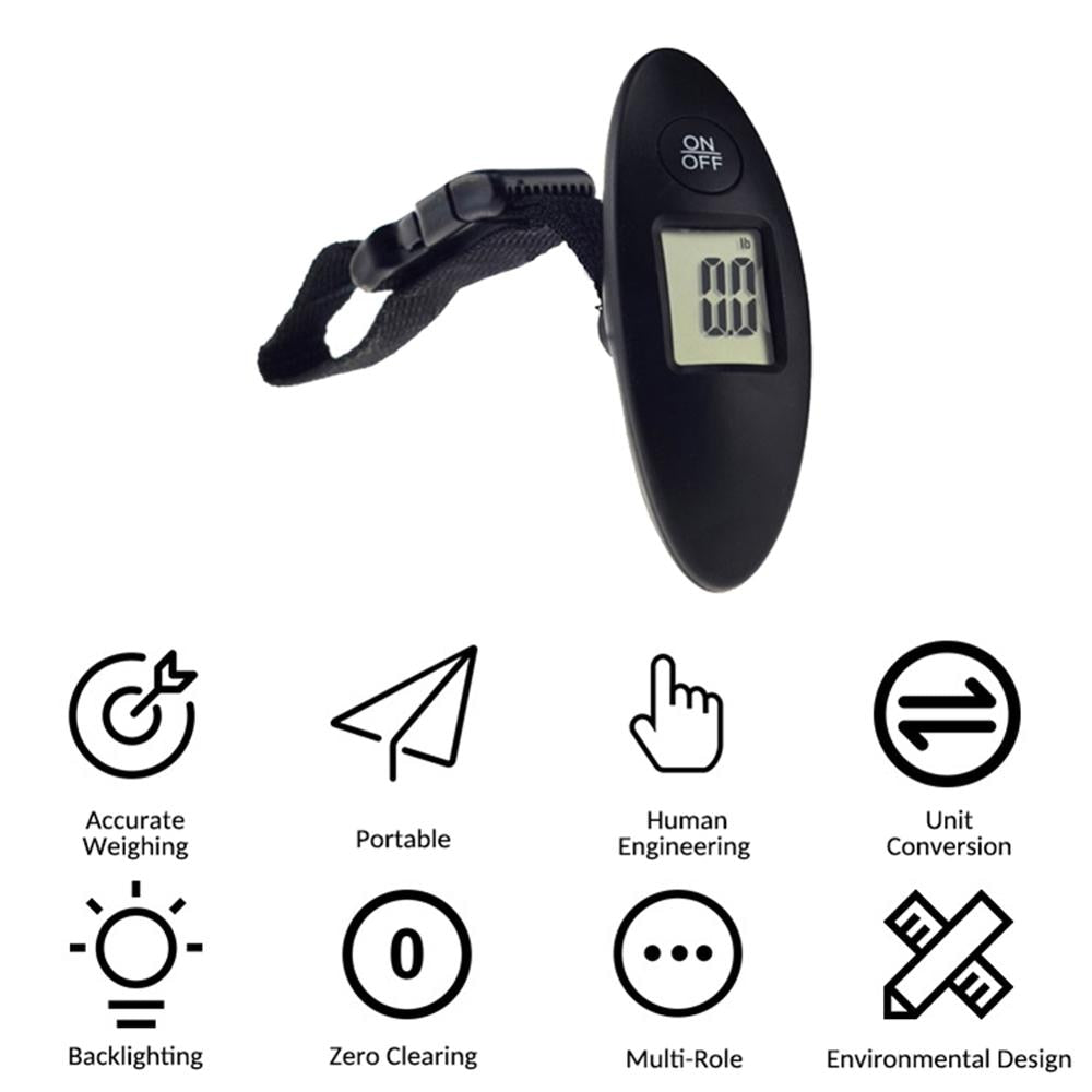 Electronic Luggage Scale Portable with LCD display for easy use!